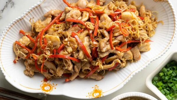 gà xào sả ớt